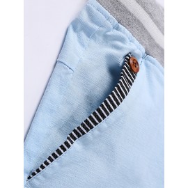 Mairines Men's Comfy Shorts, Summer Drawstring Casual Loose Shorts, Men's Summer Clothing, As Gifts For Men Daily Leisure Loungewear Outdoors