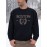 Men's Pullover Round Neck Long Sleeve Sweatshirt Letter 