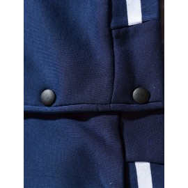 Spring And Autumn Street Men's Fashion Trend Loose Casual Baseball Uniform Jacket, Suitable For Outdoor And Dating