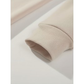 California Print Trendy Sweatshirt, Men's Casual Graphic Design Slightly Stretch Crew Neck Pullover Sweatshirt For Autumn Winter