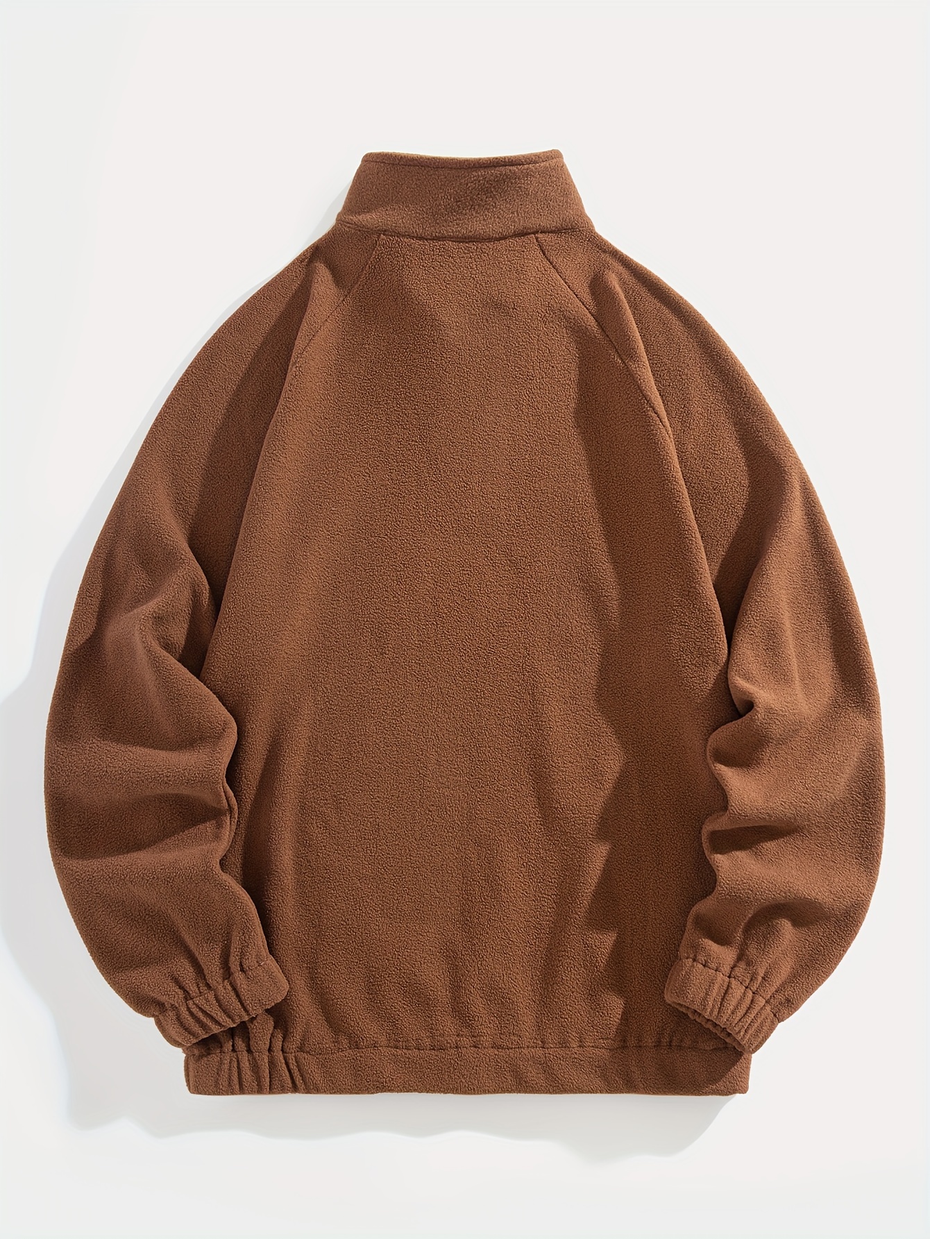 stylish loose pattern sweatshirt, mens stylish loose pattern sweatshirt casual breathable lapel long sleeve zip up top for city walk street hanging outdoor activities details 9