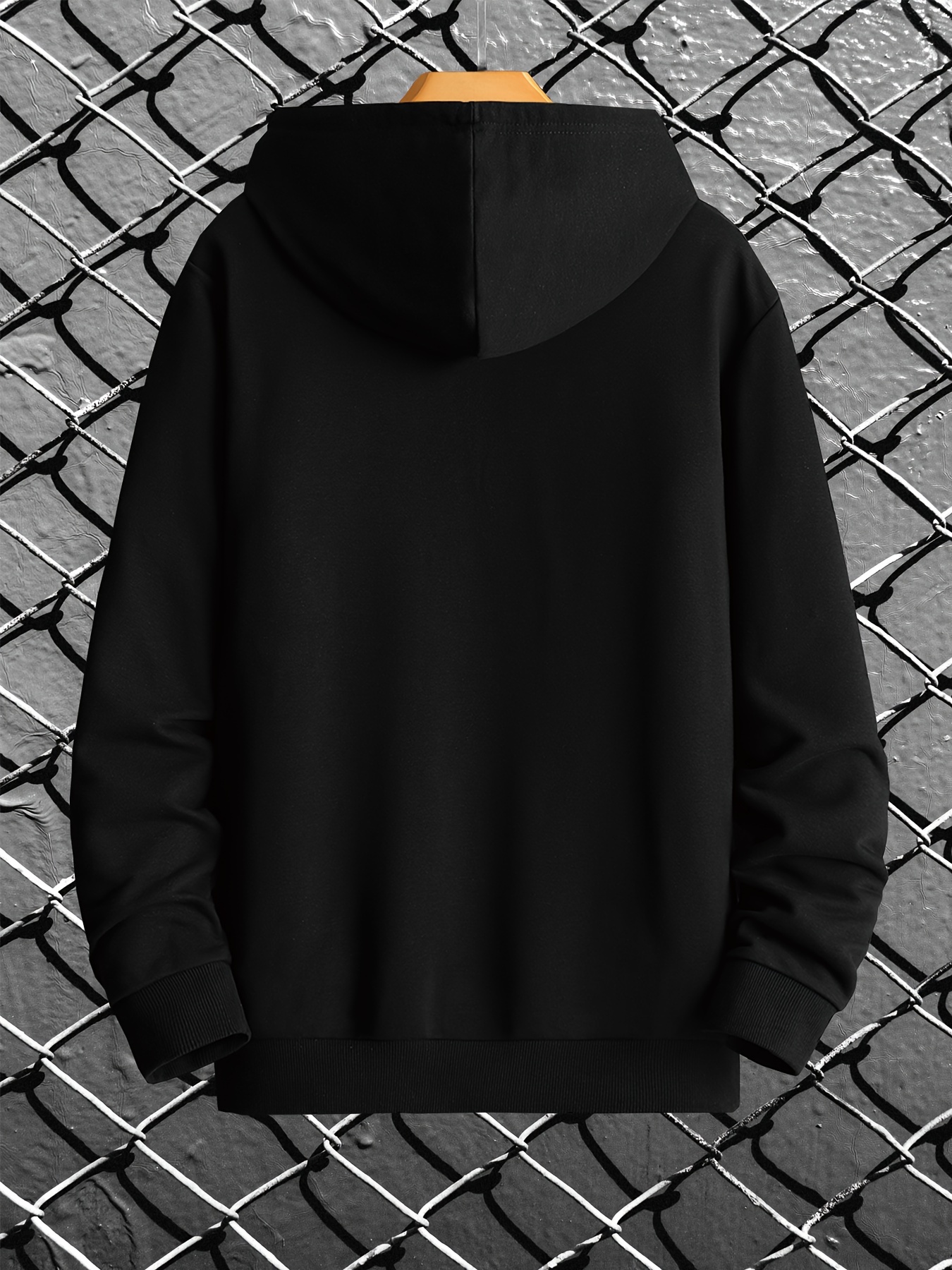 mens long sleeve pattern print hoodies street casual sports and fashionable with kangaroo pocket sweatshirt suitable for outdoor sports for autumn and winter fashionable and versatile details 6